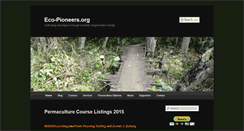 Desktop Screenshot of eco-pioneers.org