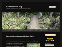 Tablet Screenshot of eco-pioneers.org
